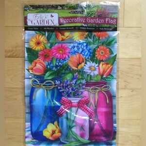 NEW Floral Garden Flag